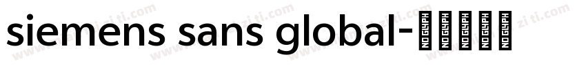siemens sans global字体转换